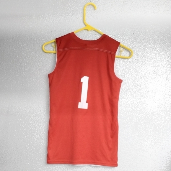 NBA Sixers Two Sided Reversible V Neck Jersey Size SY - Picture 2 of 6